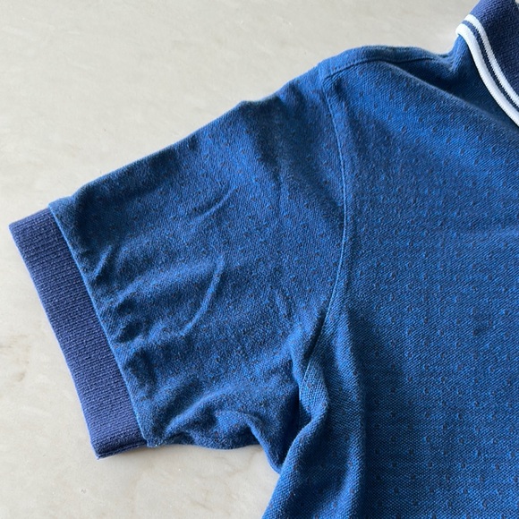 Fred Perry Blue Polo Shirt - Picture 4 of 9